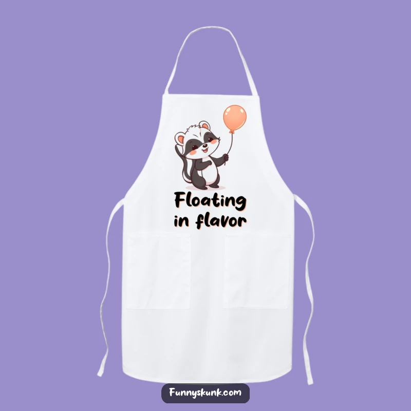 Funny Skunk Balloon Apron: Cook with Cheer, Thanks to This Skunk